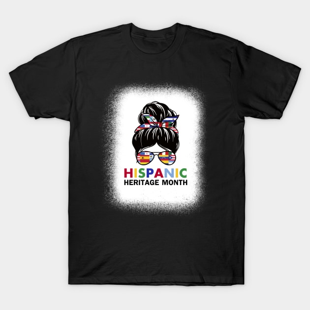 National Hispanic Heritage Month T-Shirt by patelmillie51